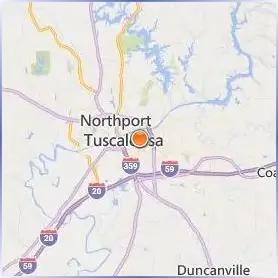 The University of Alabama Location Map The University of Alabama Location Map