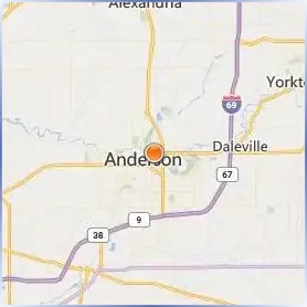 Anderson University Indiana Location Map Anderson University Indiana Location Map