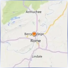 Berry College Location Map Berry College Location Map