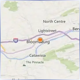 Commonwealth University of Pennsylvania Location Map