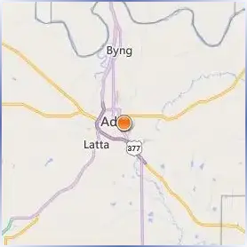 East Central University Location Map