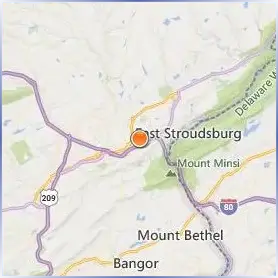 East Stroudsburg University of Pennsylvania Location Map East Stroudsburg University of Pennsylvania Location Map