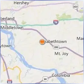 Elizabethtown College Location Map Elizabethtown College Location Map