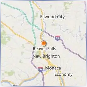 Geneva College Location Map