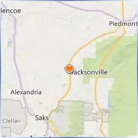 Jacksonville State University Location Map Jacksonville State University Location Map