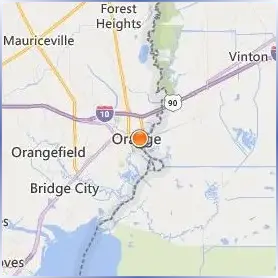 Lamar State College Orange Location Map