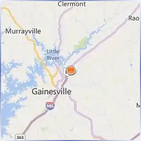 Lanier Technical College Location Map