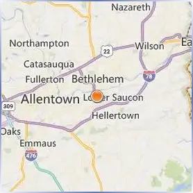 Lehigh University Location Map Lehigh University Location Map