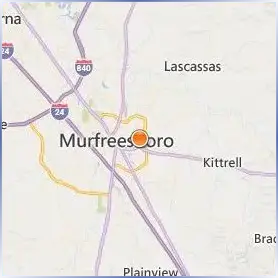 Middle Tennessee State University Location Map Middle Tennessee State University Location Map
