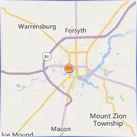 Millikin University Location Map Millikin University Location Map