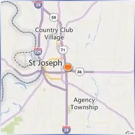 Missouri Western State University Location Map