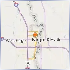 North Dakota State University Location Map