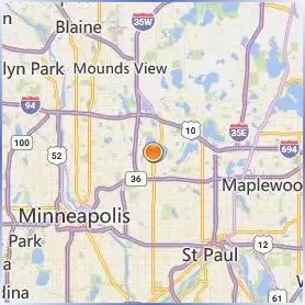 University of Northwestern St Paul Location Map University of Northwestern St Paul Location Map