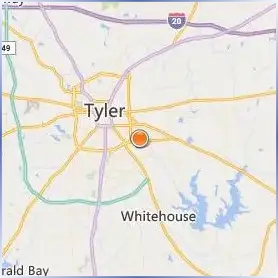 The University of Texas at Tyler Location Map The University of Texas at Tyler Location Map