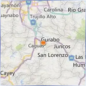 Universidad Ana G. Mendez Gurabo Location Map