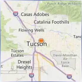 University of Arizona Location Map University of Arizona Location Map
