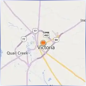 University of Houston Victoria Location Map