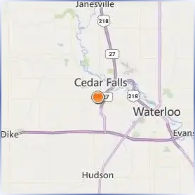University of Northern Iowa Location Map University of Northern Iowa Location Map