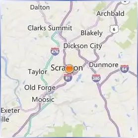 University of Scranton Location Map University of Scranton Location Map