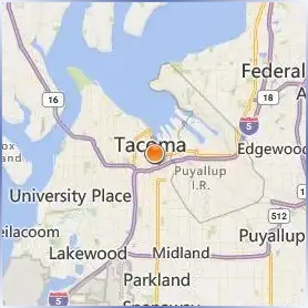 University of Washington Tacoma Location Map