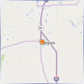 West Texas A & M University Location Map