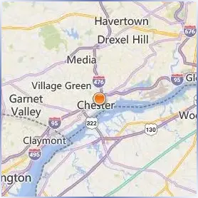 Widener University Location Map