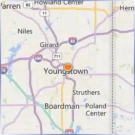 Youngstown State University Location Map Youngstown State University Location Map